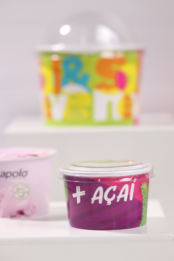 pote premium de 240 ml com tampa PET